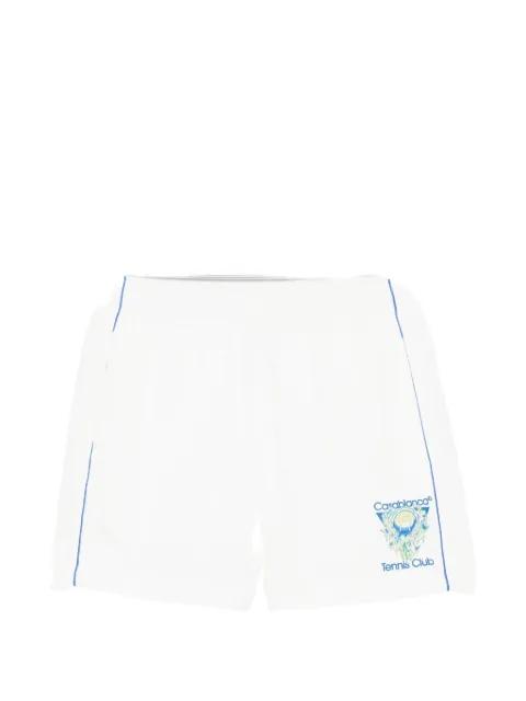 logo-print shorts by CASABLANCA