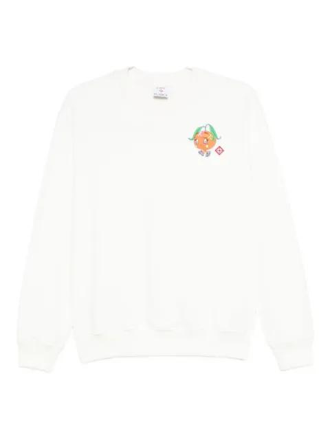 logo-print sweatshirt by CASABLANCA