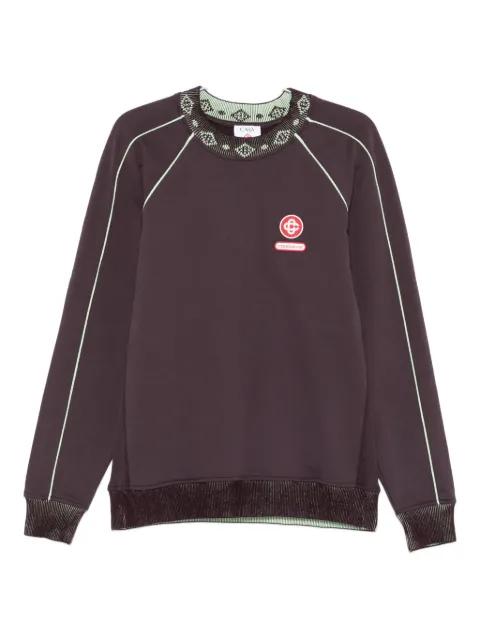 logo-trim sweatshirt by CASABLANCA