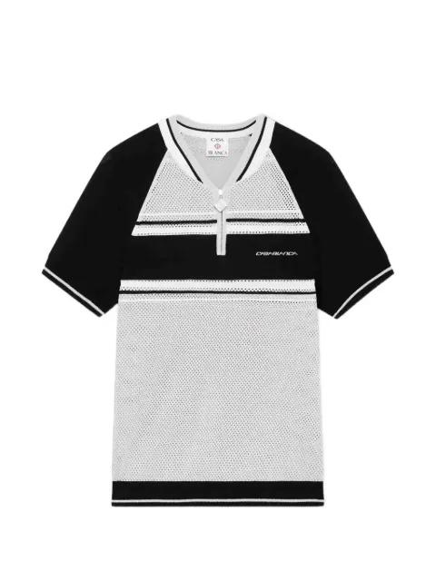 mesh short-sleeve polo shirt by CASABLANCA
