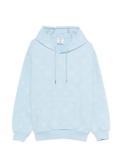 monogram-appliqué hoodie by CASABLANCA