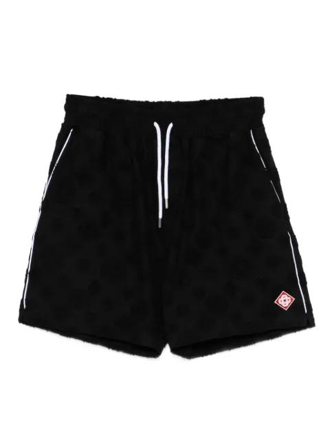 monogram drawstring shorts by CASABLANCA