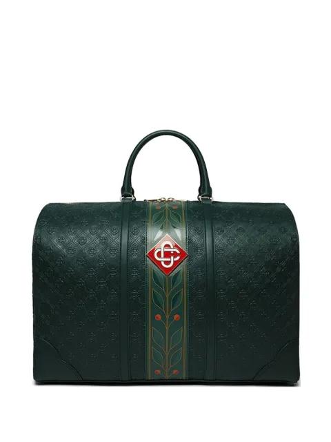 monogram-embossed holdall by CASABLANCA