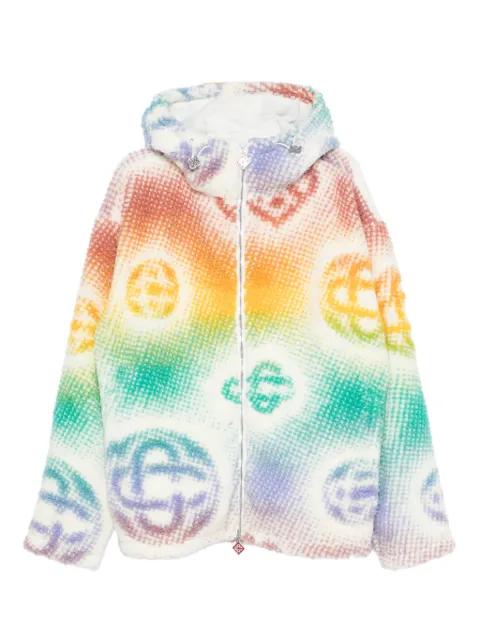 monogram hoodied jacket by CASABLANCA