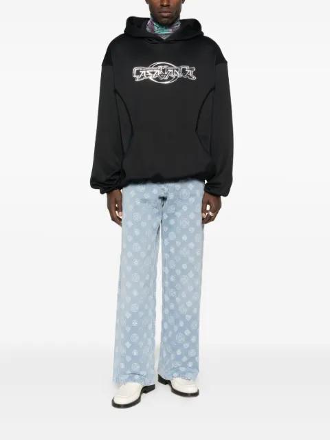 monogram-pattern jeans by CASABLANCA