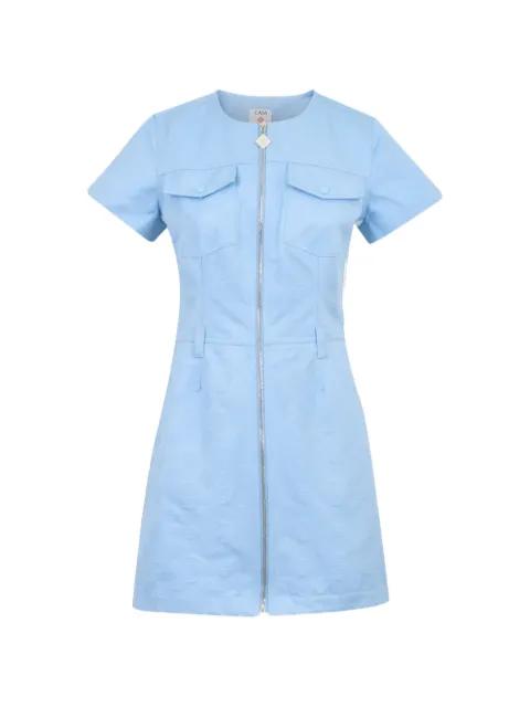 monogram-pattern mini dress by CASABLANCA