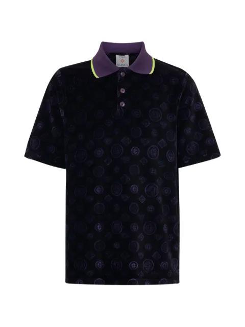 monogram-pattern polo shirt by CASABLANCA