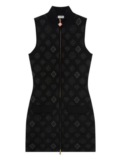 monogram-patterned dress by CASABLANCA