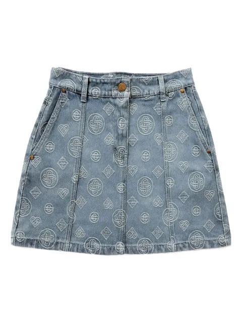 monogram-patterned skirt by CASABLANCA