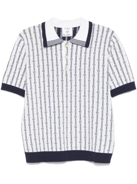 monogram polo shirt by CASABLANCA
