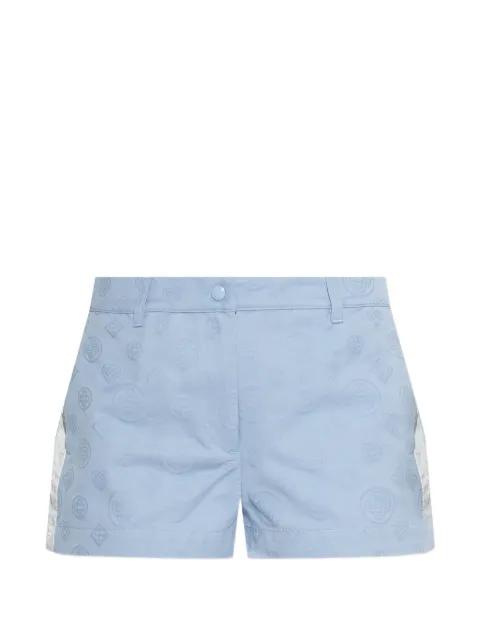 monogram stripe shorts by CASABLANCA