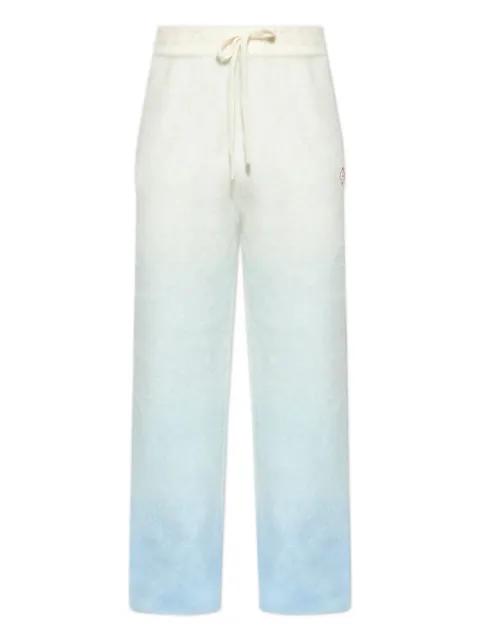 ombre-effect logo-patch trousers by CASABLANCA