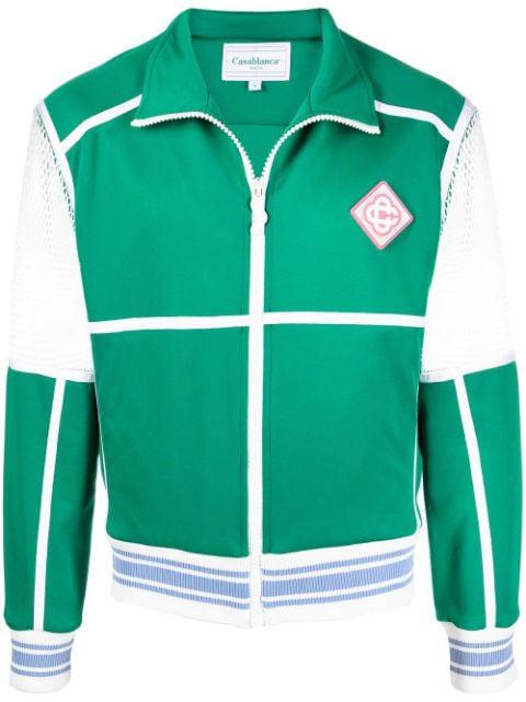 panelled bomber jacket by CASABLANCA