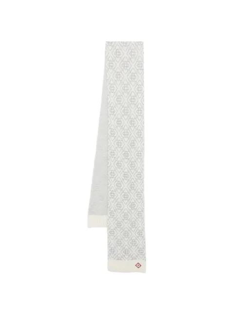 patterned scarf by CASABLANCA