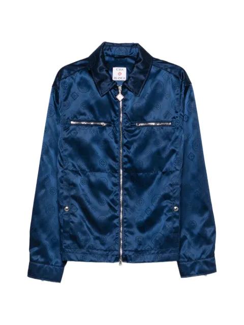 patterned zip jacket by CASABLANCA
