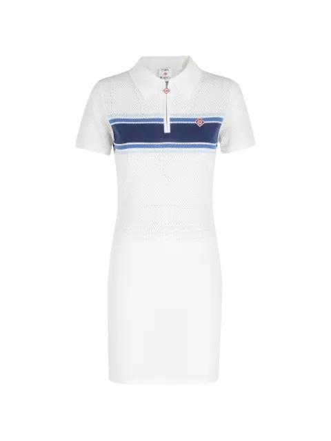 perforated striped dress by CASABLANCA