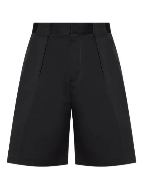 pleated cotton shorts by CASABLANCA
