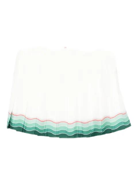 pleated mini skirt by CASABLANCA