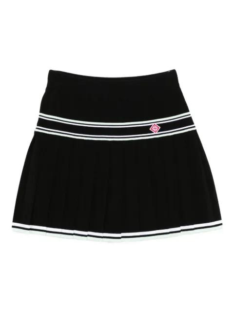 pleated striped skirt by CASABLANCA