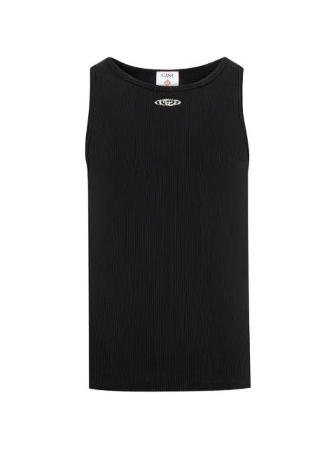 ribbed tank top by CASABLANCA