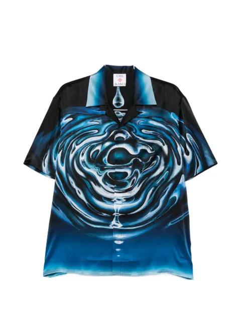 ripple cuban collar shirt by CASABLANCA