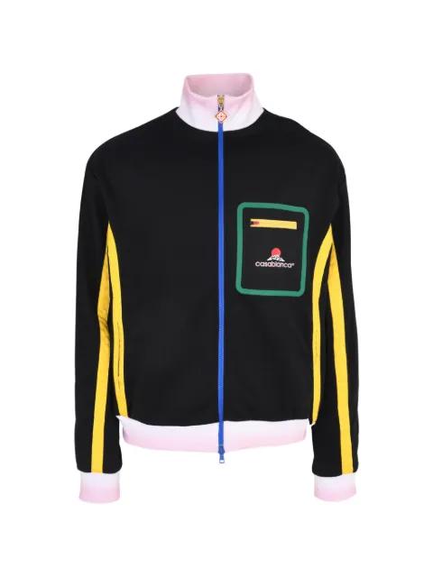 spray rib track jacket by CASABLANCA