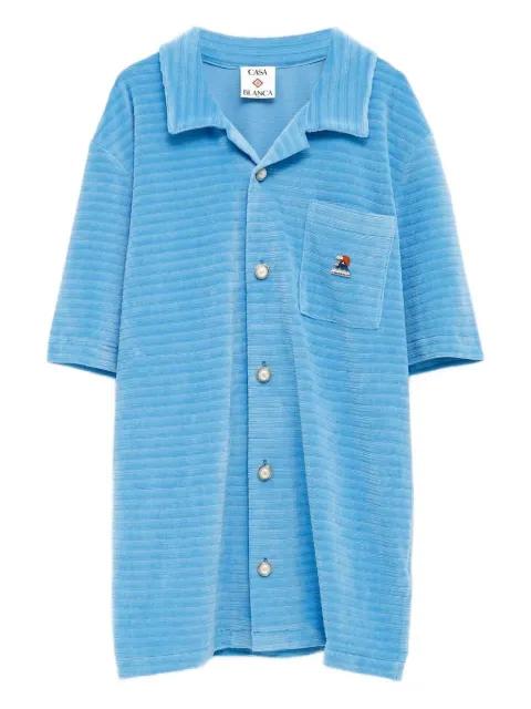 striped short-sleeve shirt by CASABLANCA