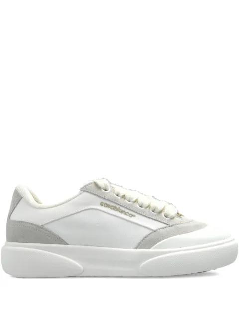 suede-panel leather low-top sneakers by CASABLANCA