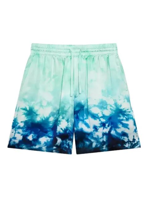 tie-dye drawstring shorts by CASABLANCA