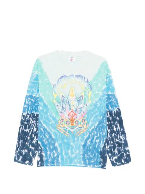 tie-dye graphic T-shirt by CASABLANCA