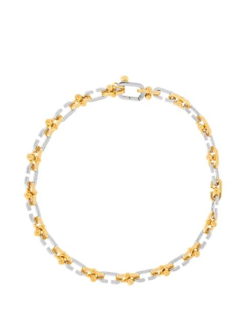 two-tone chain necklace by CASABLANCA