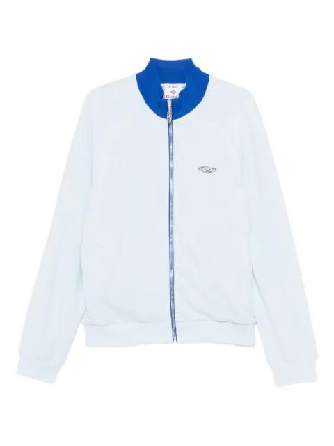 velour zip track jacket by CASABLANCA
