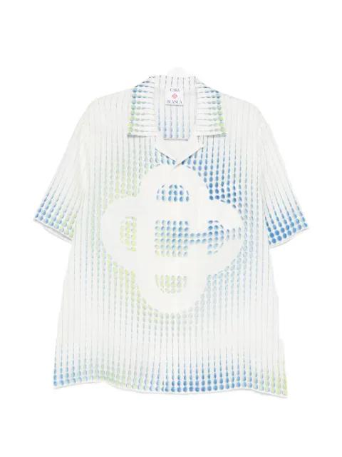 x Martin Naumann dots cuban-collar graphic shirt by CASABLANCA