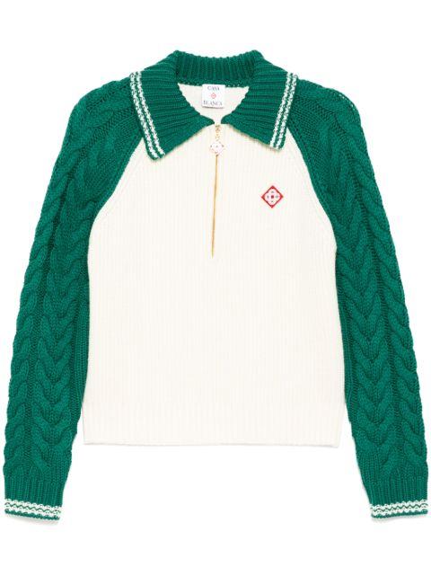 zip fastening jumper by CASABLANCA
