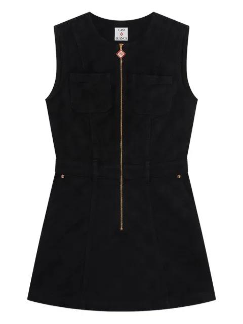 zip-pocket mini dress by CASABLANCA