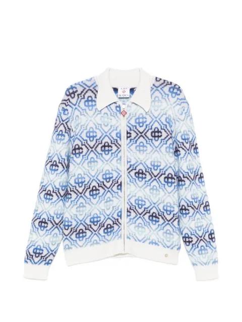 zip-up cardigan by CASABLANCA