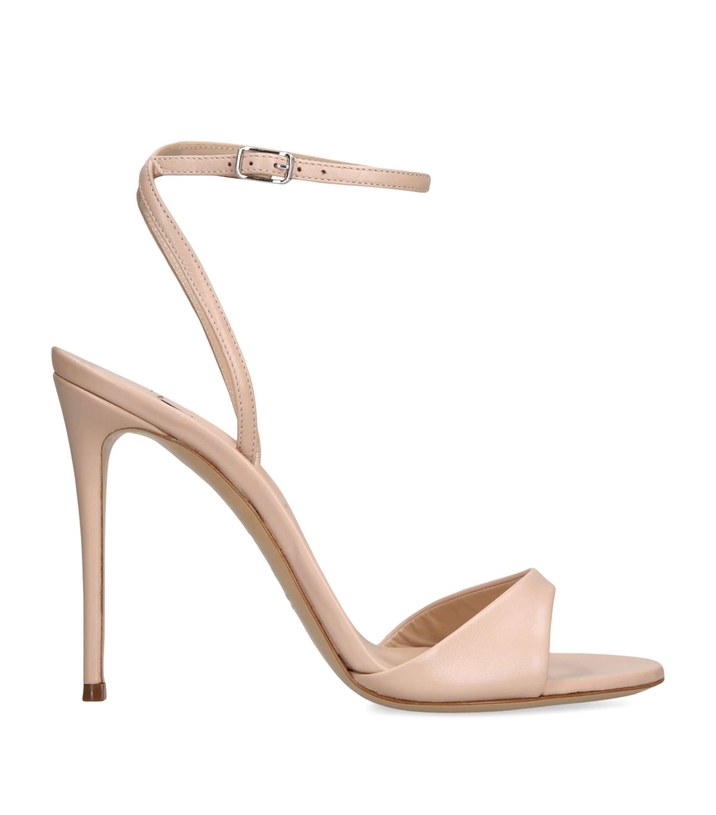 Casadei Leather Julia Jolly Heeled Sandals 100 by CASADEI