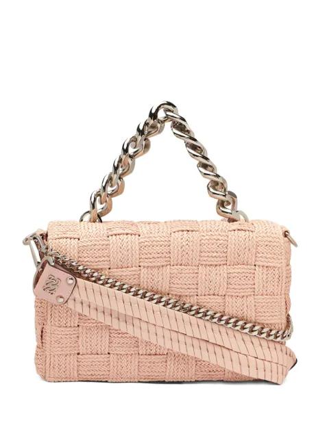 Hanoi woven chain shoulder bag by CASADEI