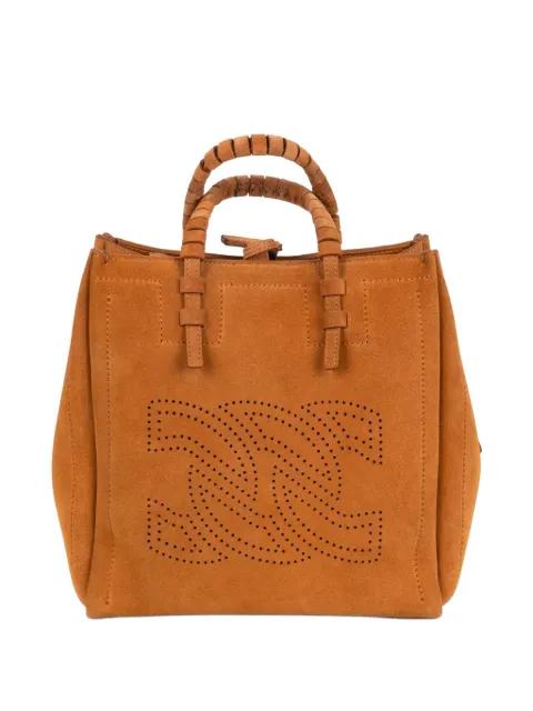 perforated-logo tote bag by CASADEI