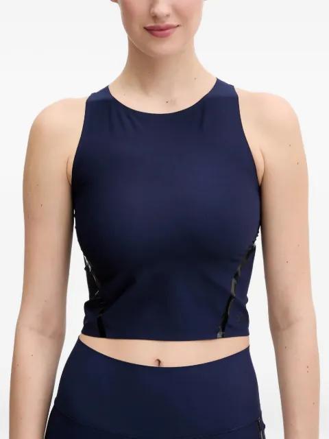 Sculpture cropped racerback top by CASALL