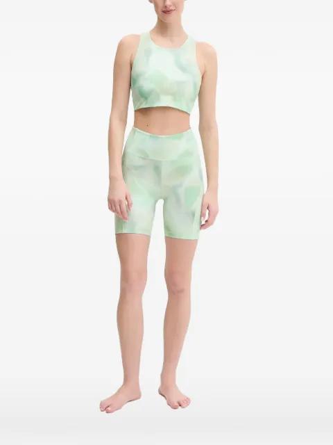 tie-dye bow-detail sports top by CASALL