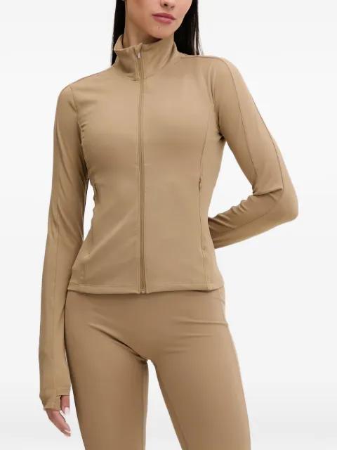 zip-up thumb-slot jacket by CASALL