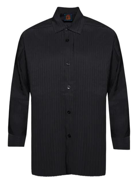 pleated long-sleeve shirt by CASELLA MEYER