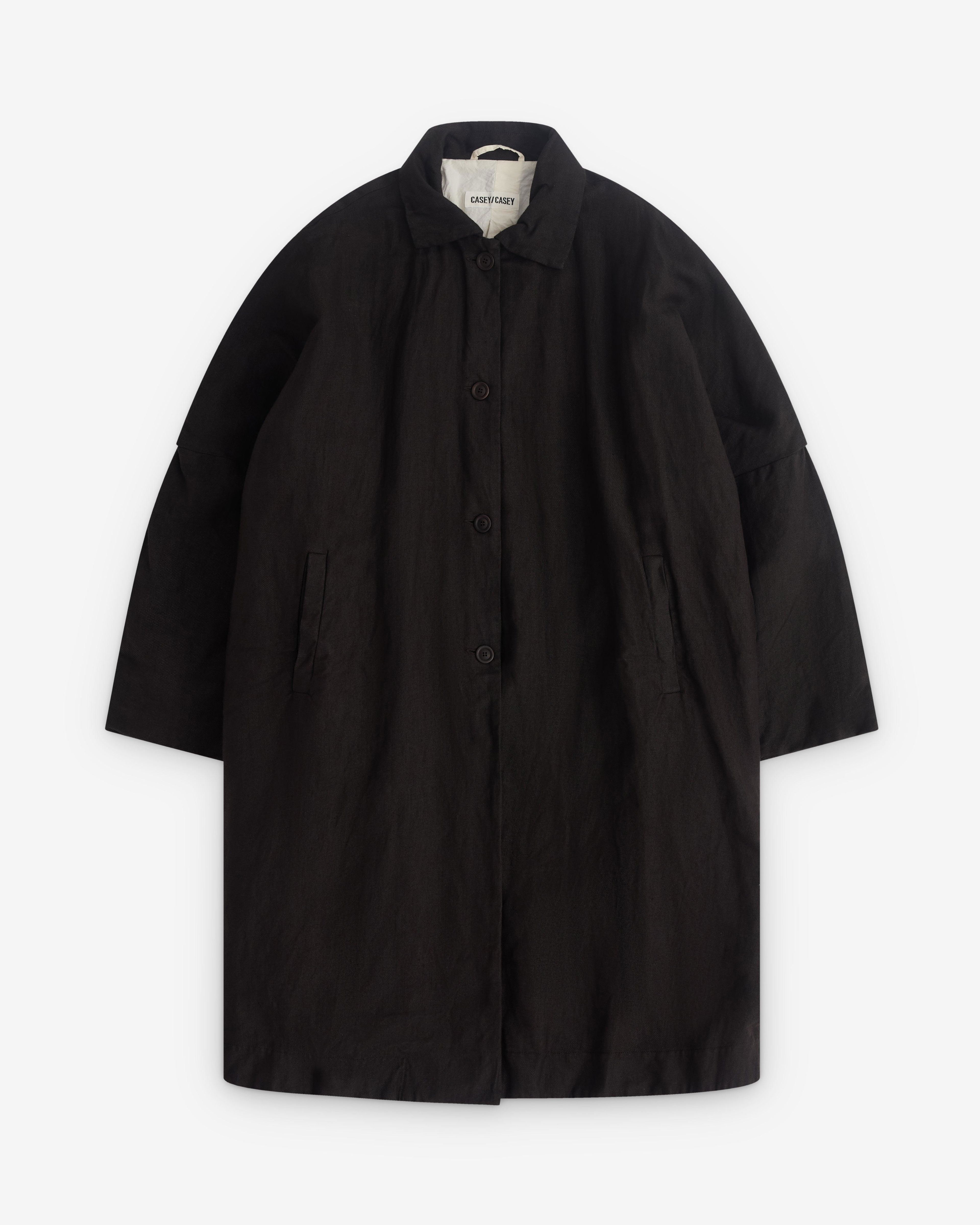 Casey Casey - Women's Atomless Coat - (Dark Brown) by CASEY CASEY