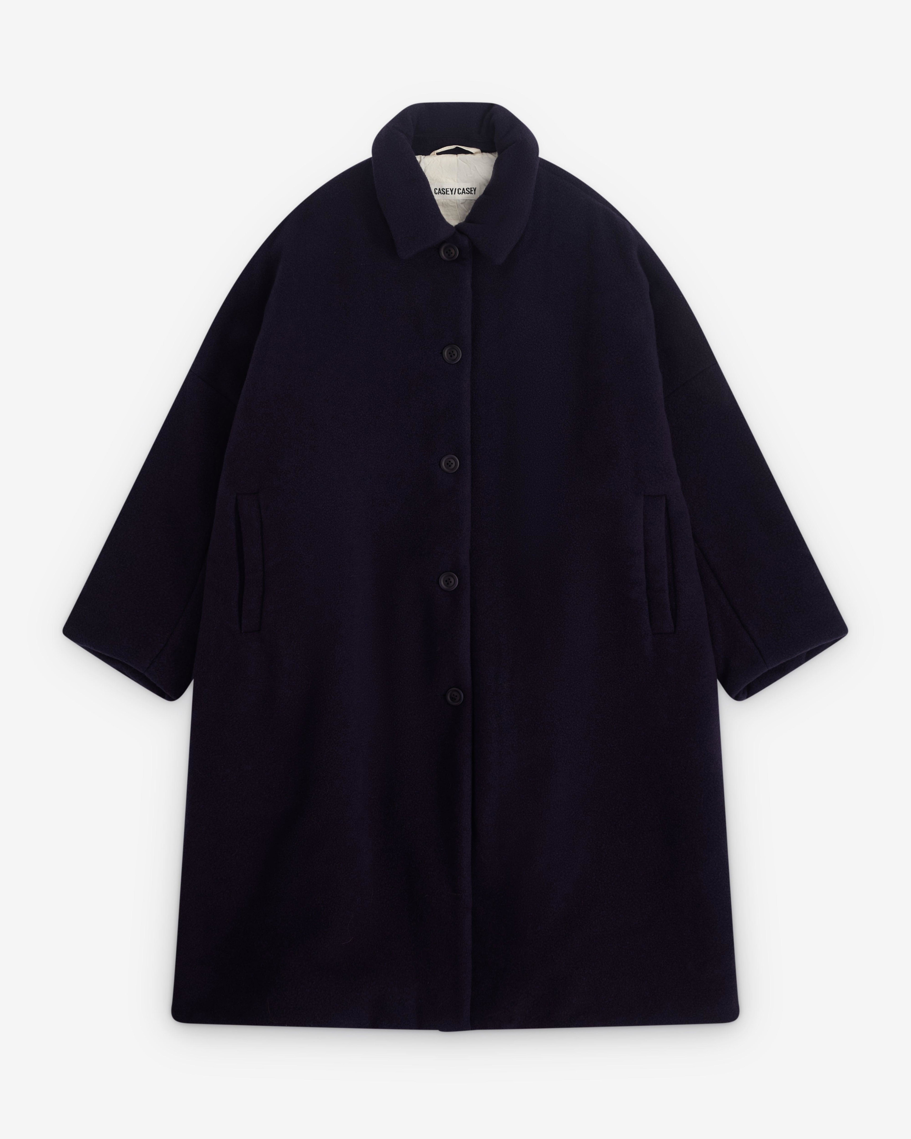 Casey Casey - Women’s Big Blobby Coat - (Blue) by CASEY CASEY