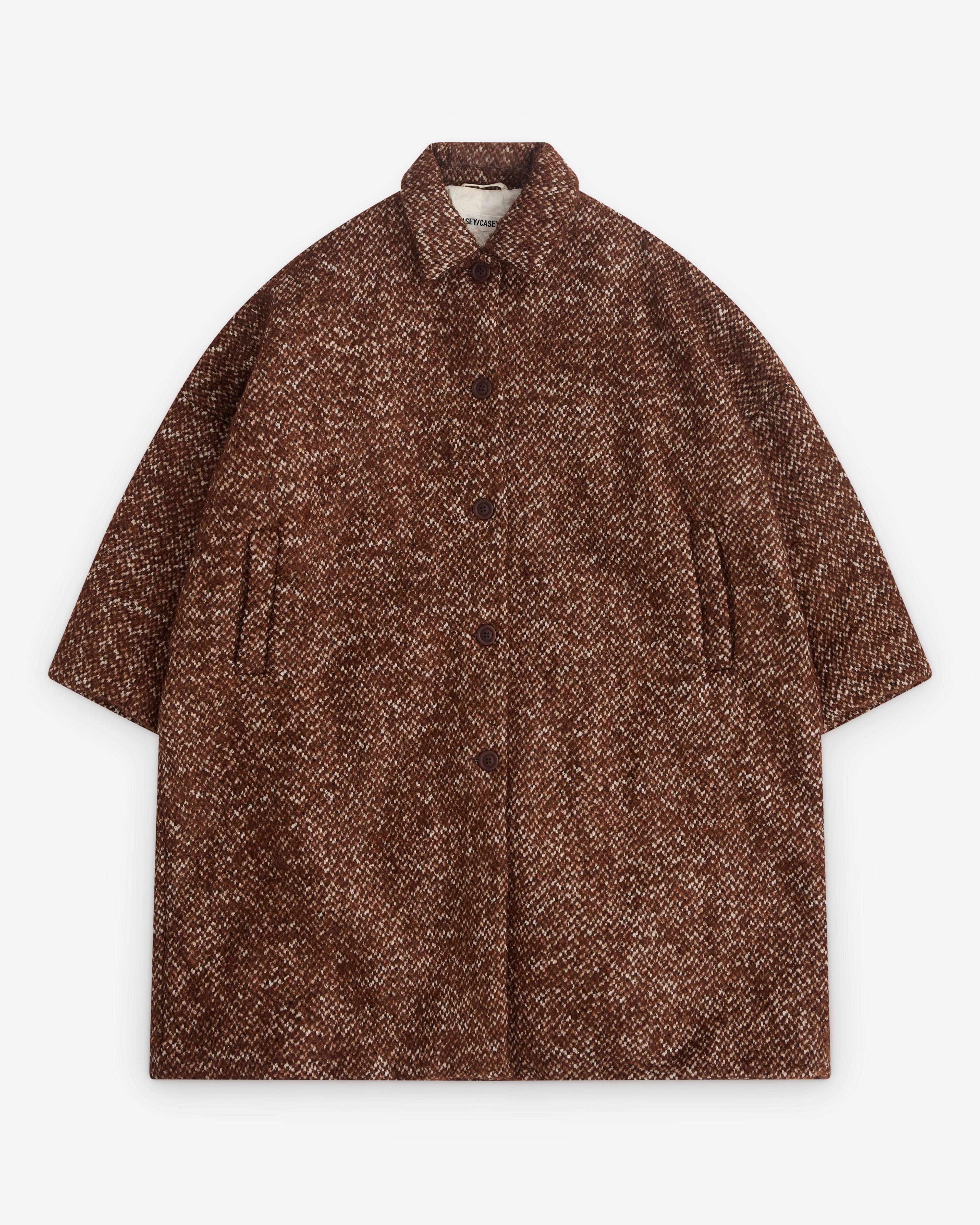 Casey Casey - Women’s Big Blobby Coat - (Brown) by CASEY CASEY