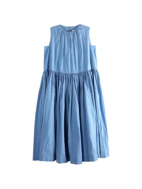 gathered midi dress by CASEY CASEY