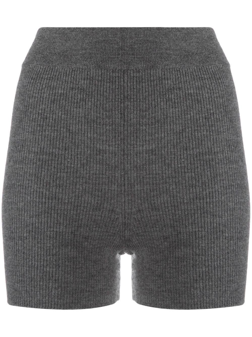 Alexa ribbed-knit biker shorts by CASHMERE IN LOVE