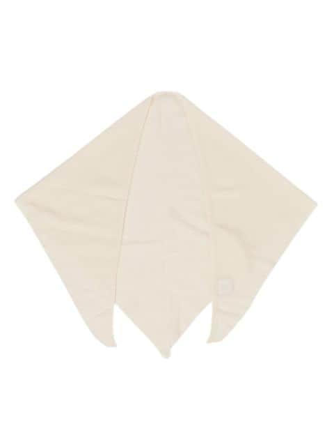 Aman fine-knit triangle scarf by CASHMERE IN LOVE