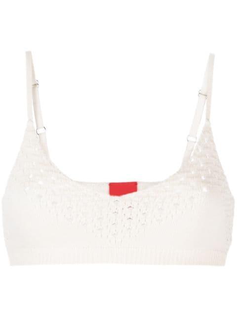 Anse crochet-knit bralette by CASHMERE IN LOVE